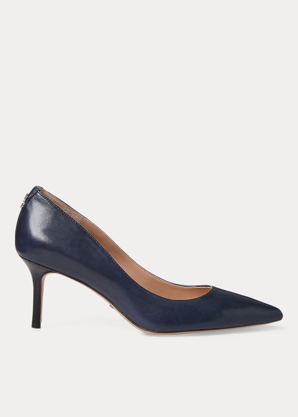 Ralph Lauren Lanette Læder Pumps Dame Danmark (DWURP5863)